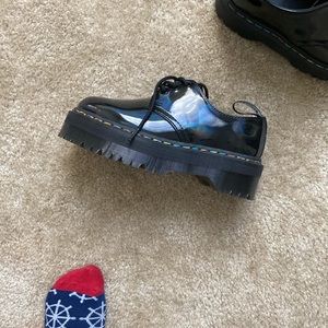 NEVER WORN DOC MARTENS QUAD PATENT LEATHER RAINBOW!!! MAKE ME AN OFFER RN!